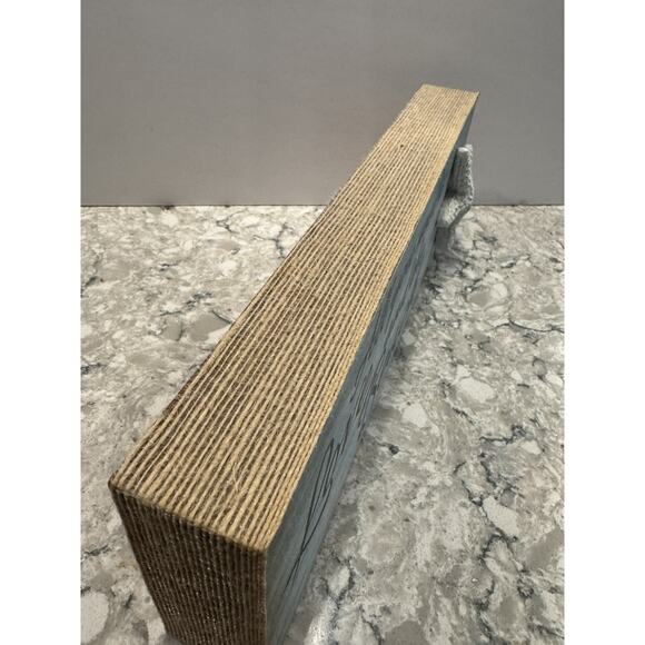 Coastal Wooden Sign All You Need Is Love and the Beach Hanging 14” X 4” - Picture 4 of 8